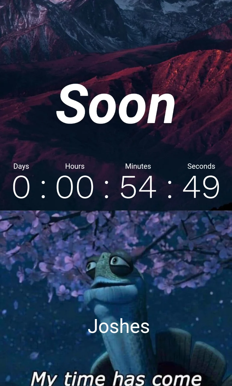 1 hour left