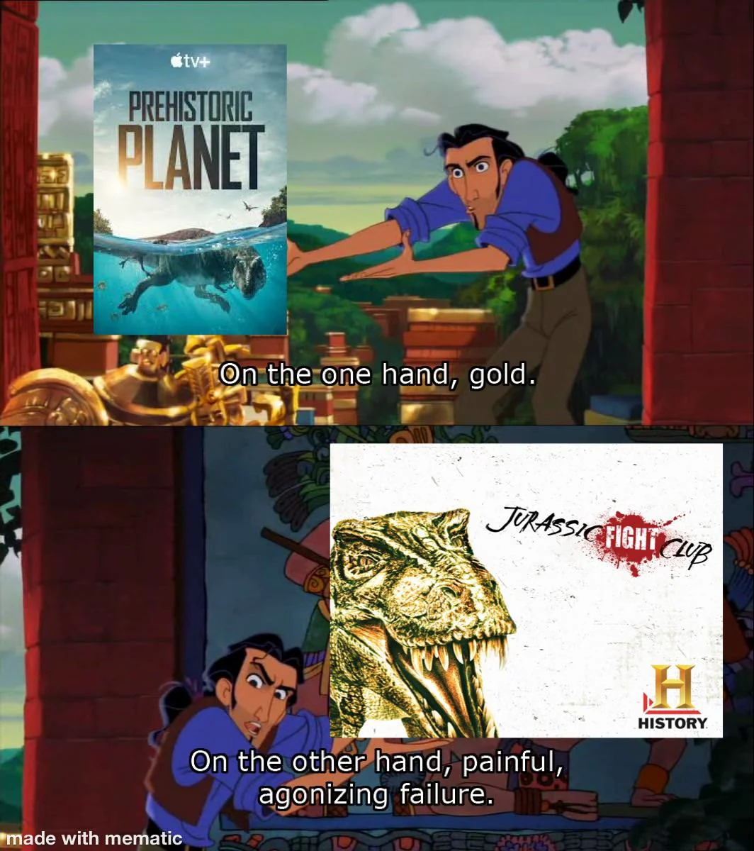 A battle about dinosaurs documentary