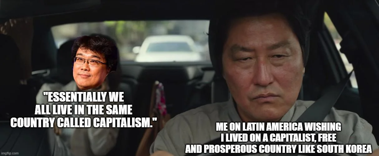 A meme from Parasite