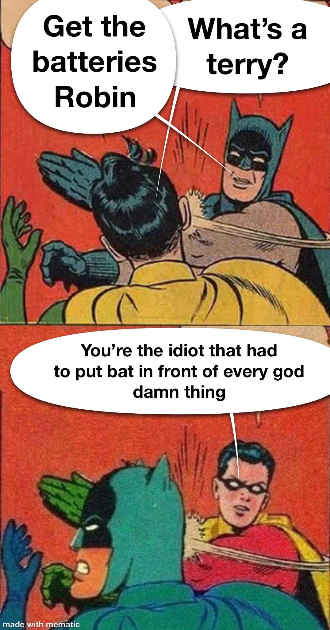 A simple bat-misunderstanding