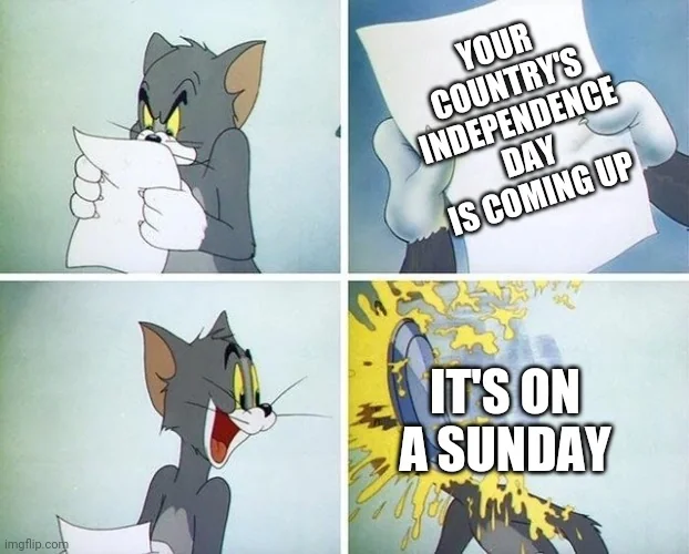 A waste of a national holiday