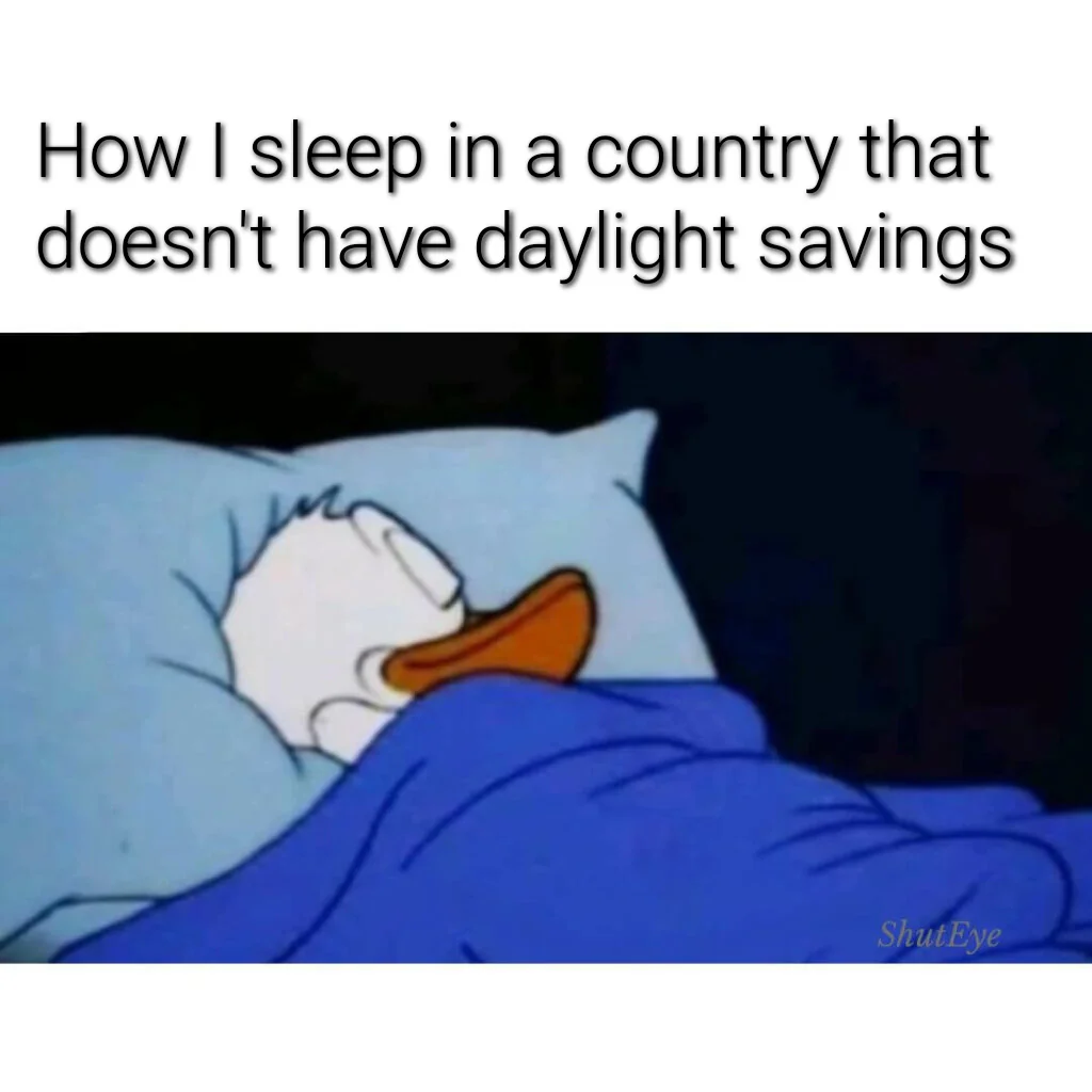 Ain't no fall back in the tropics