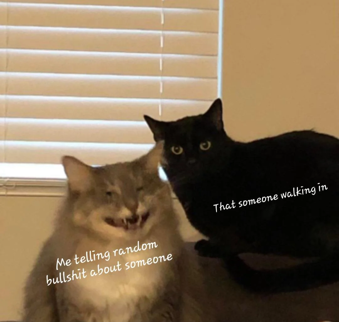 Always watch your back.