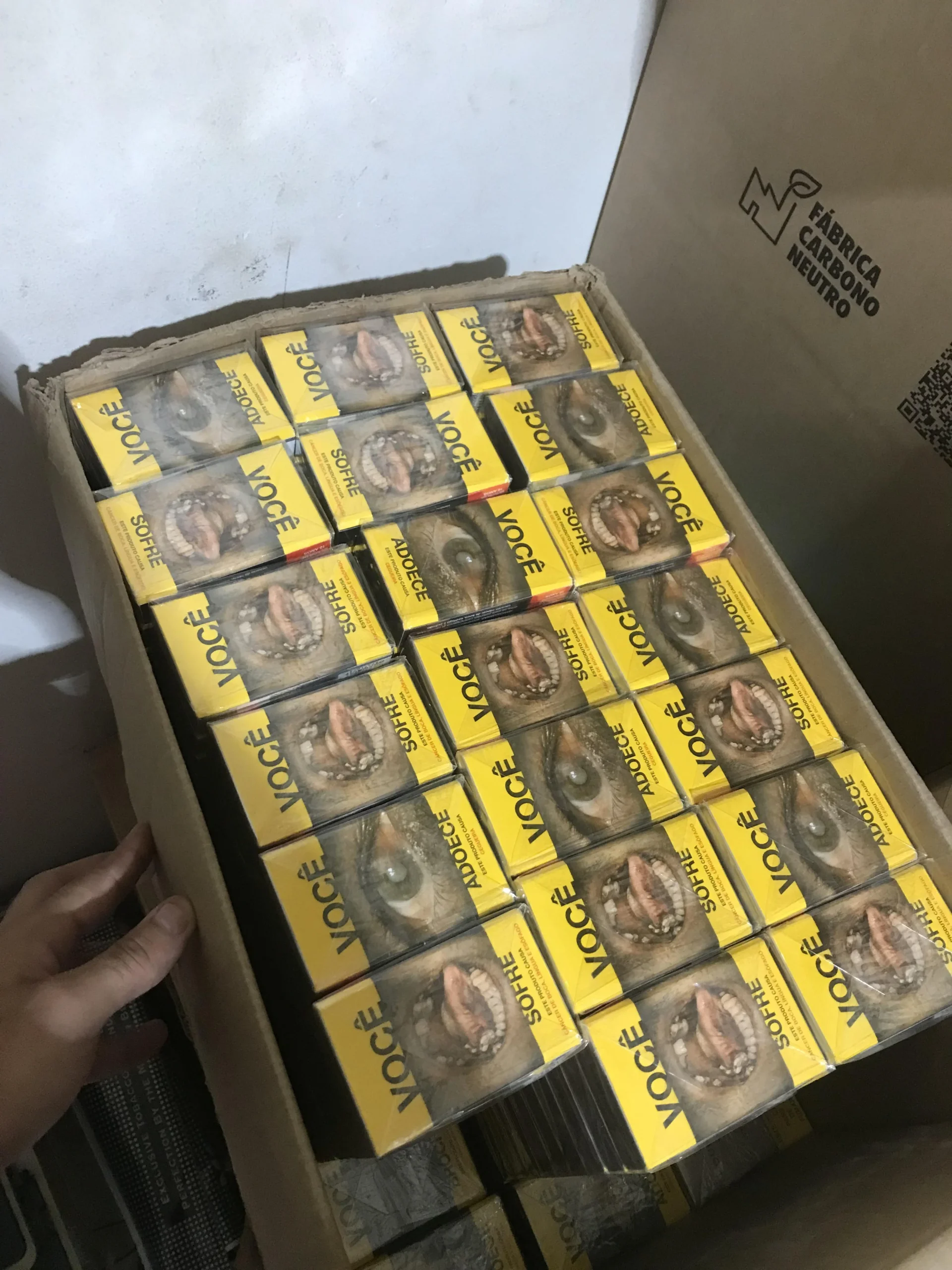 And I went to organize the cigarettes and created a cosmic creature by accident