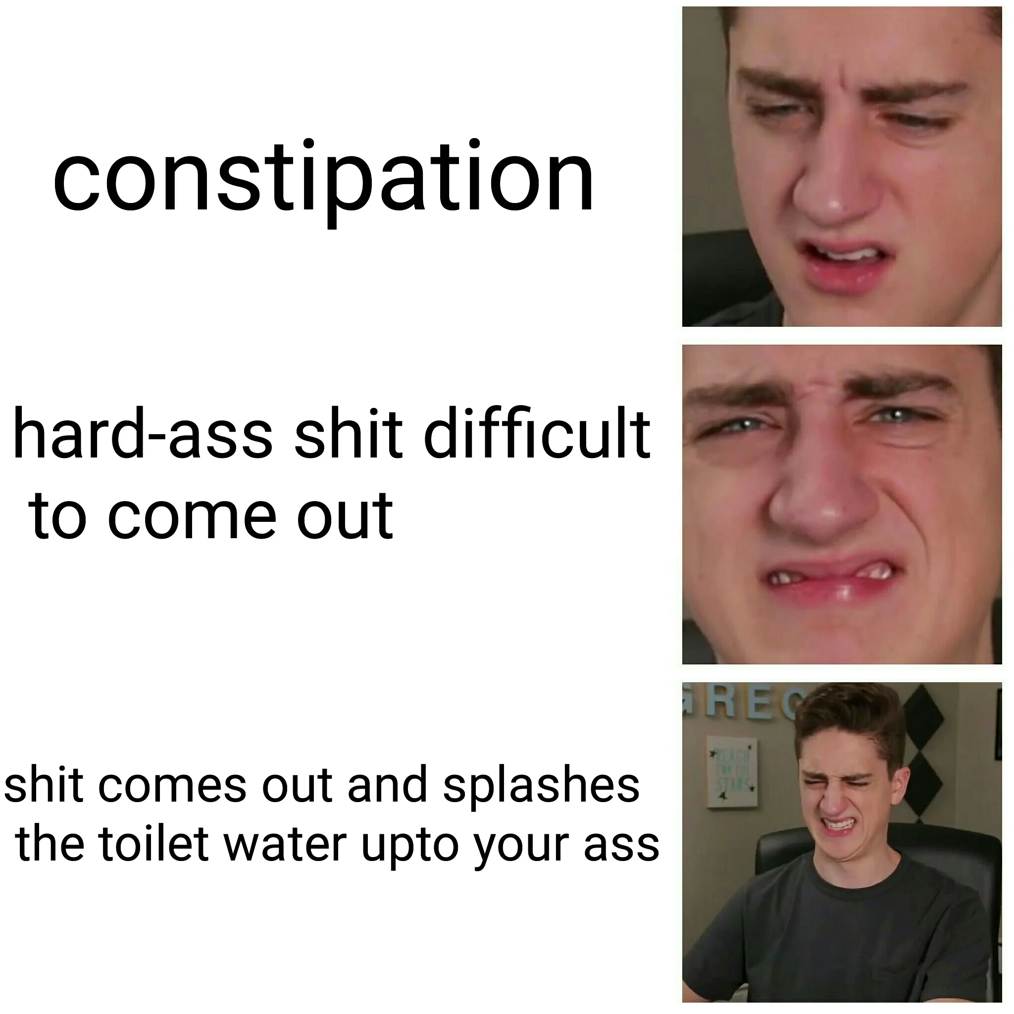 Anybody has constipation?