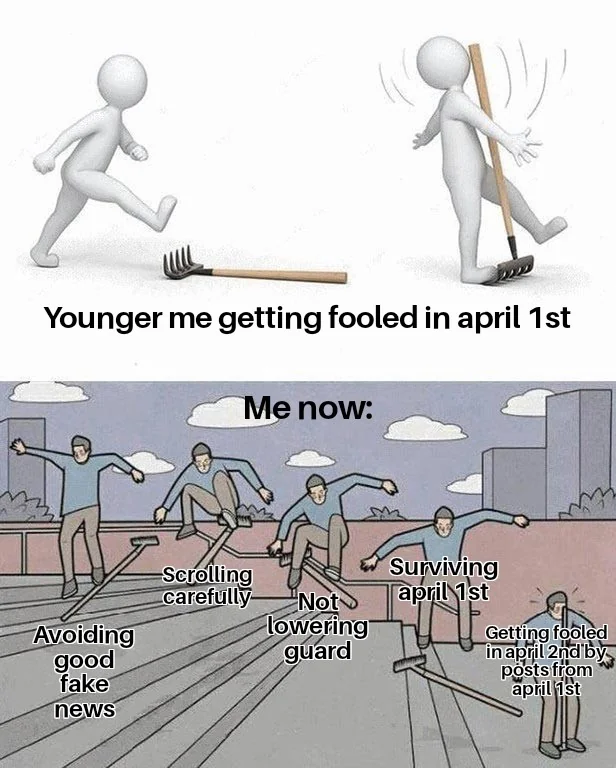 April 2nd is normally worse than April 1st.