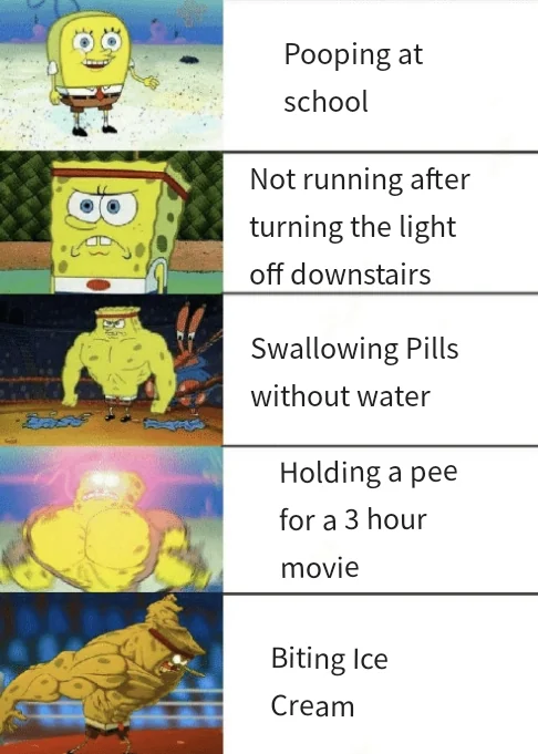 Are people who bite ice cream even human though?