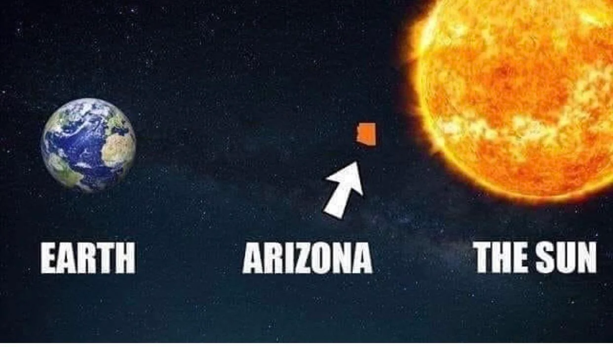 Arizona in summer.