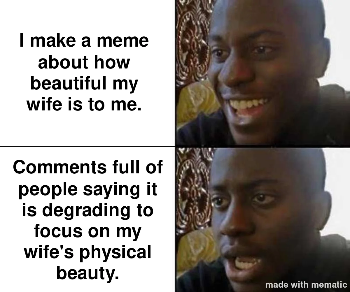 At least my wife liked the meme.