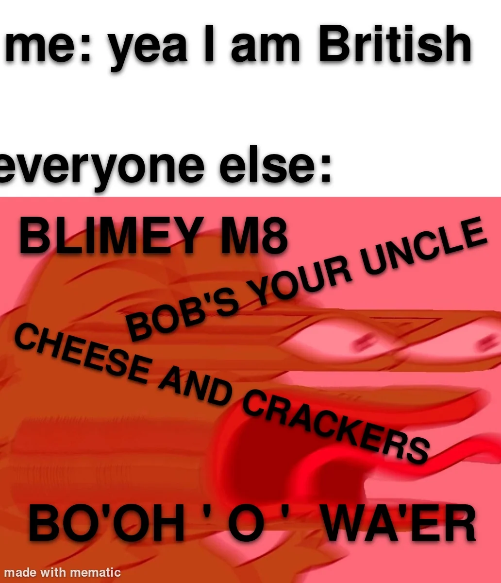 Being british