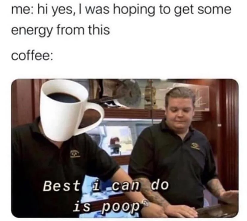 Best I can do... poop.