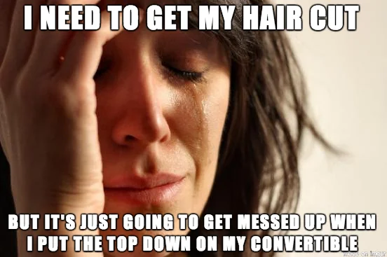 Boss lady hit me with this first world problem today