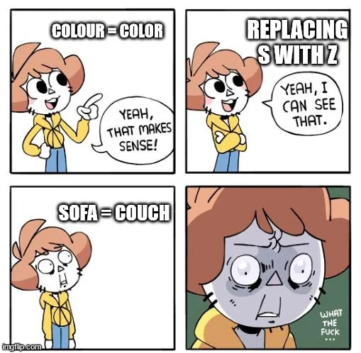 British English vs American English