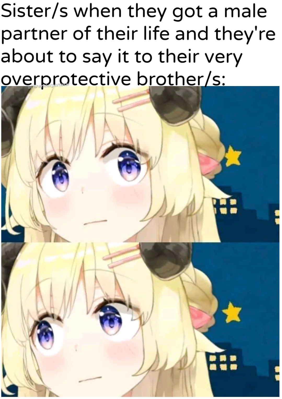 bro had to go through the trials to get the blessings