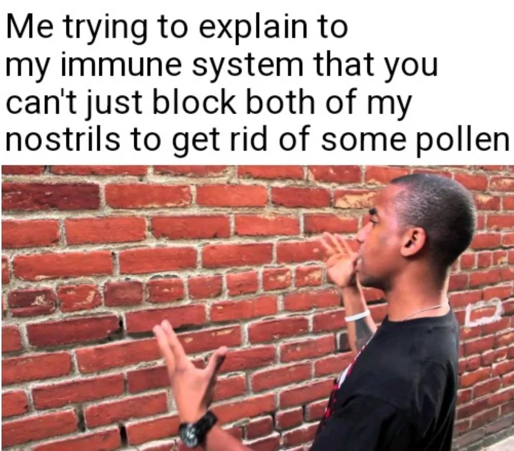 Brought to you by the Pollen Allergy Gang