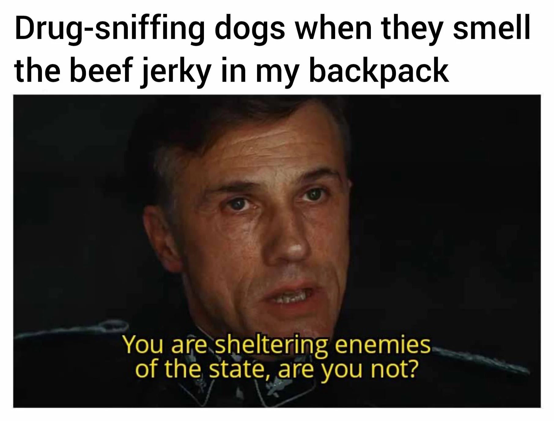 Busted but also not busted. Still missed my flight, though