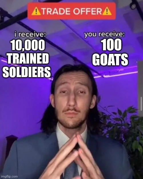 but the goats are elite