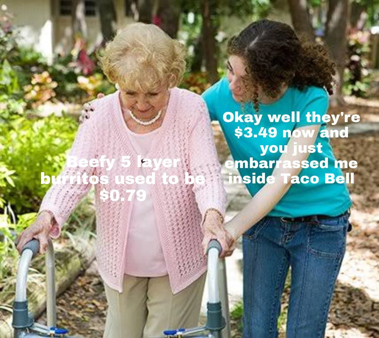 Can't take her anywhere