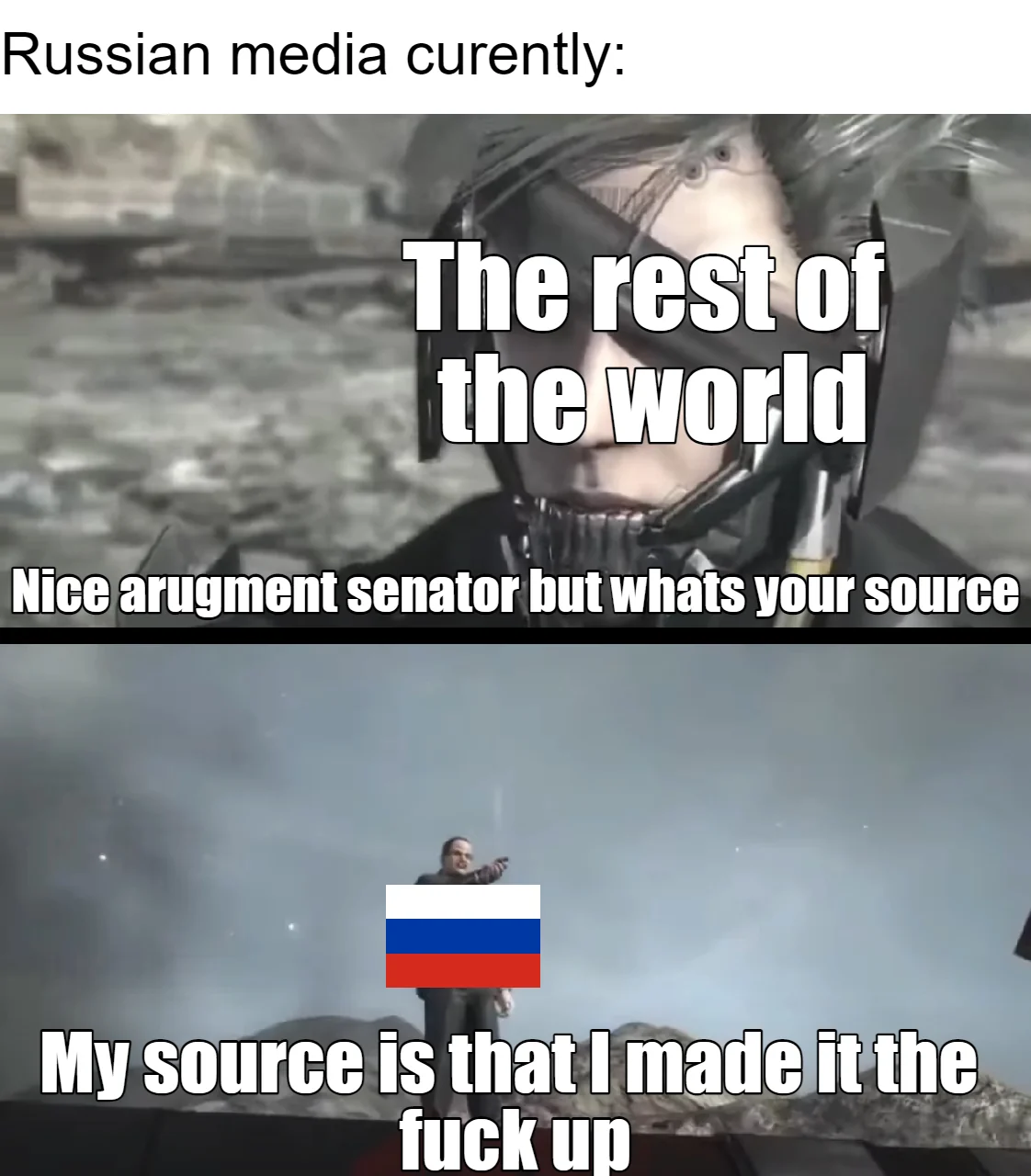 Cite your source senator