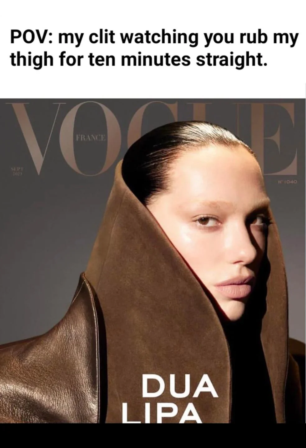 clit: am i a joke to u?