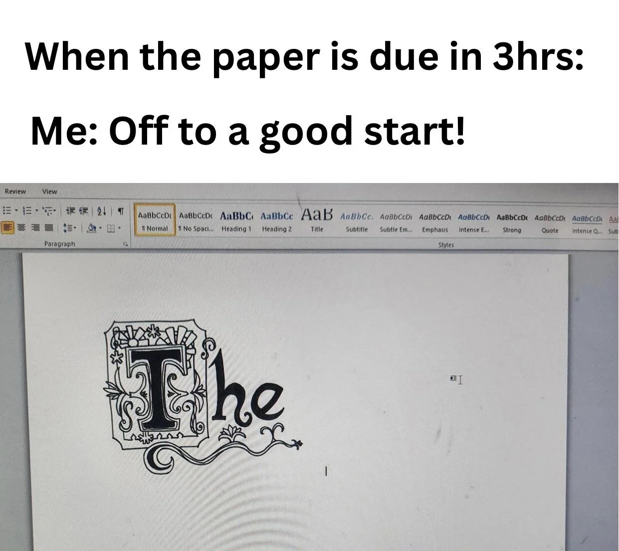 Coffee and Adderall go Brrrrrr