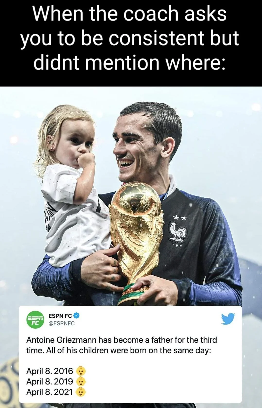 Consistency is the key to success they say