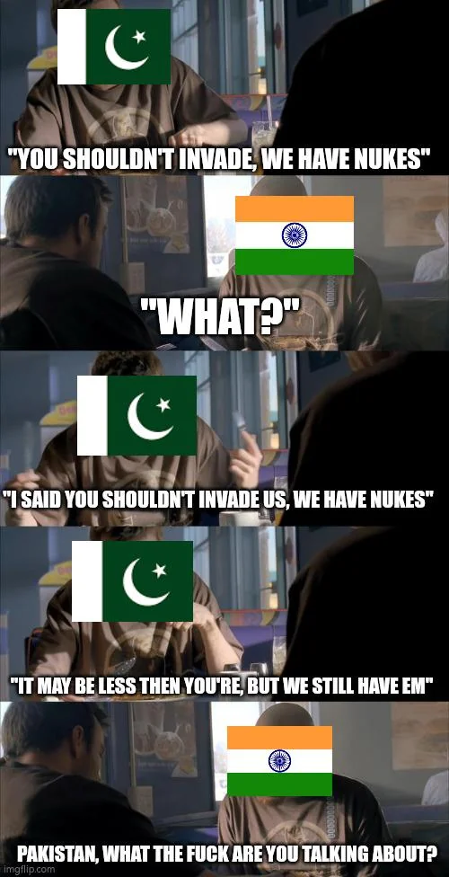 Cricket diplomacy be like