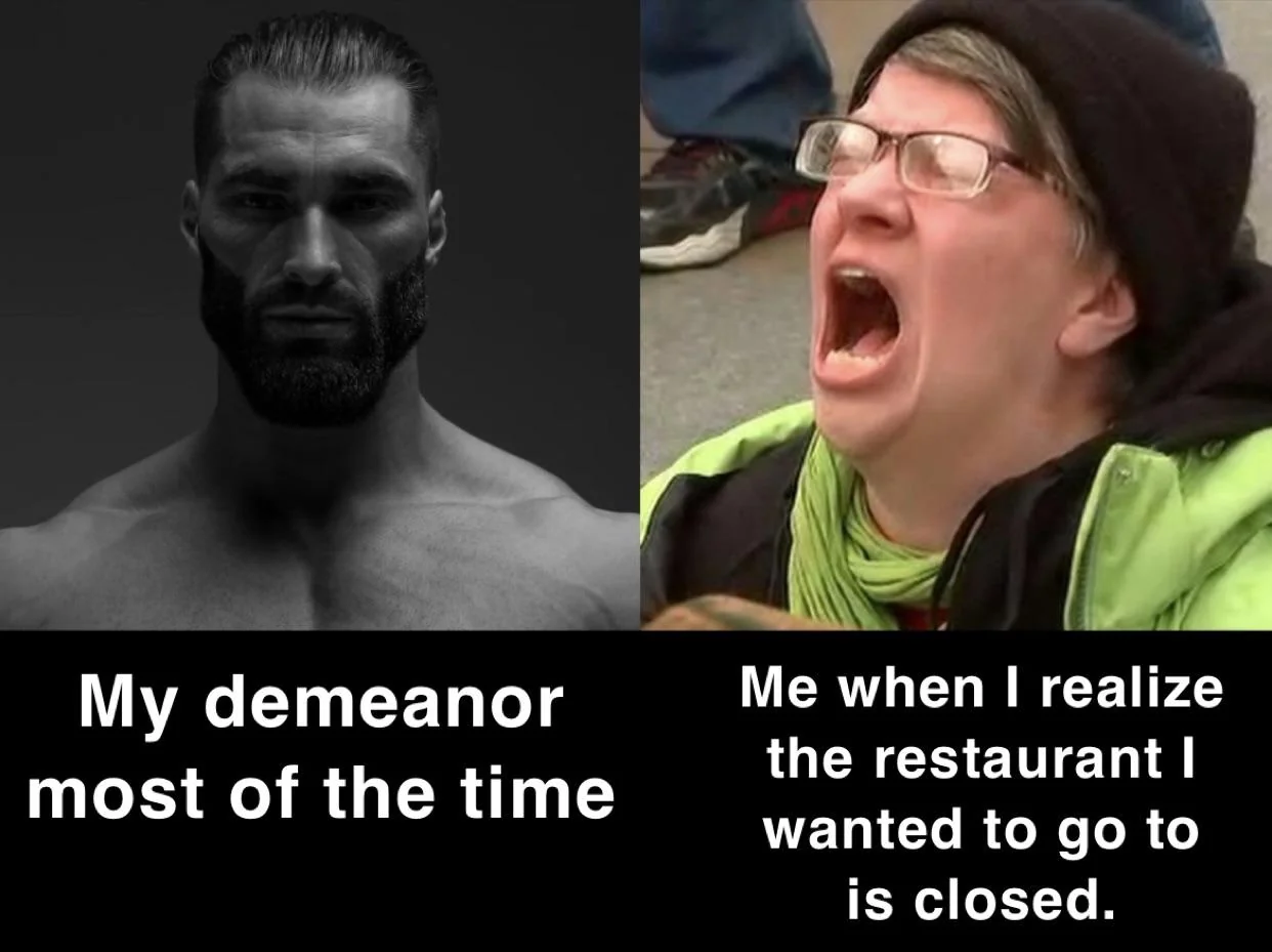 Crying in your car because you realized Boston market is shut down.