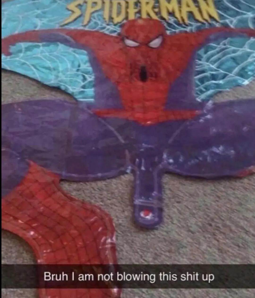 Cursed Spiderman Balloon