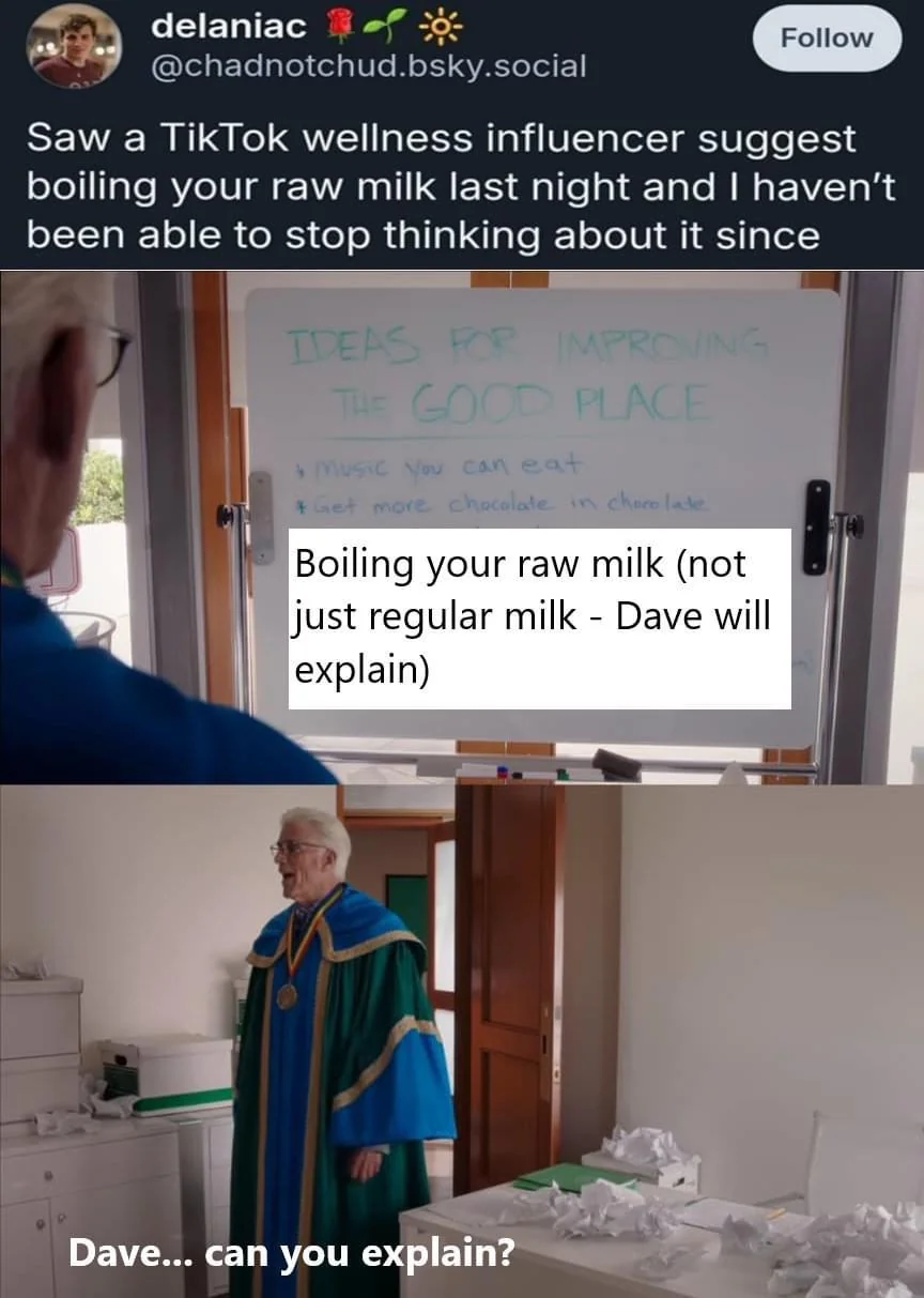 Dave has yet to explain