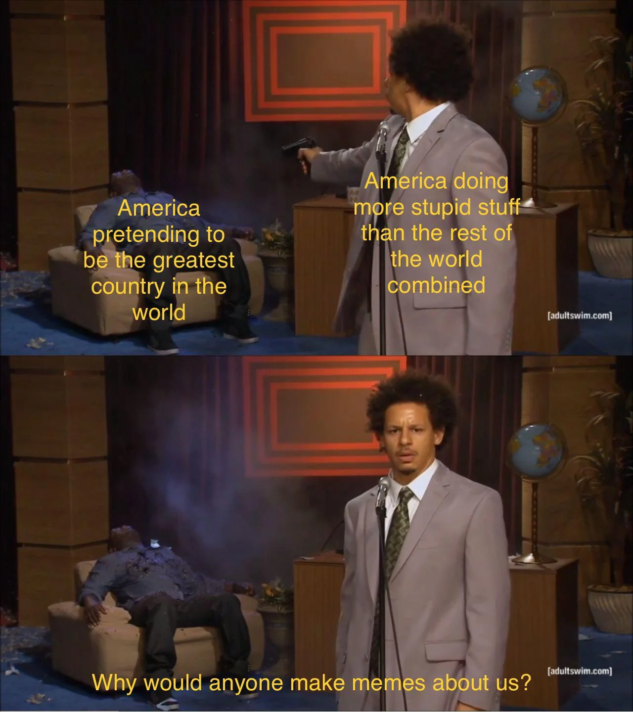 Dear Americans complaining about “America bad” memes