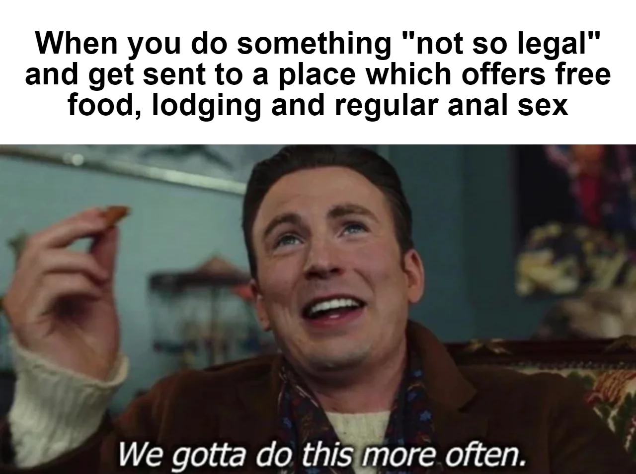 Disclaimer: You RECEIVE the anal sex