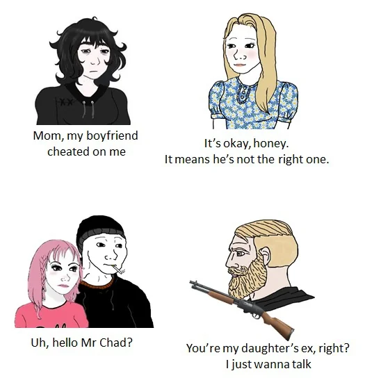 Don't cheat on your partner, guys.