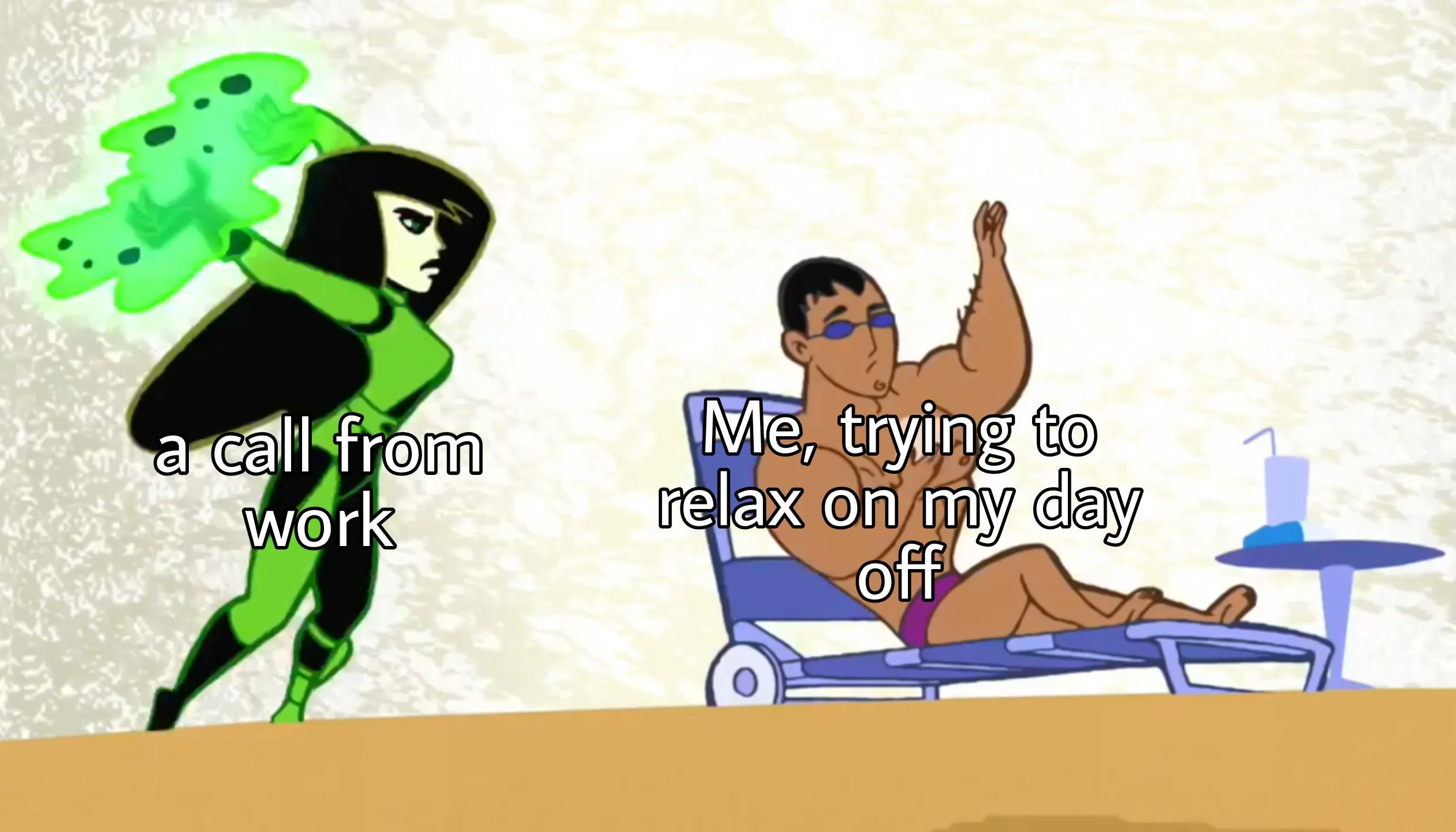 Don't think I've ever seen a Kim Possible meme, so I made one