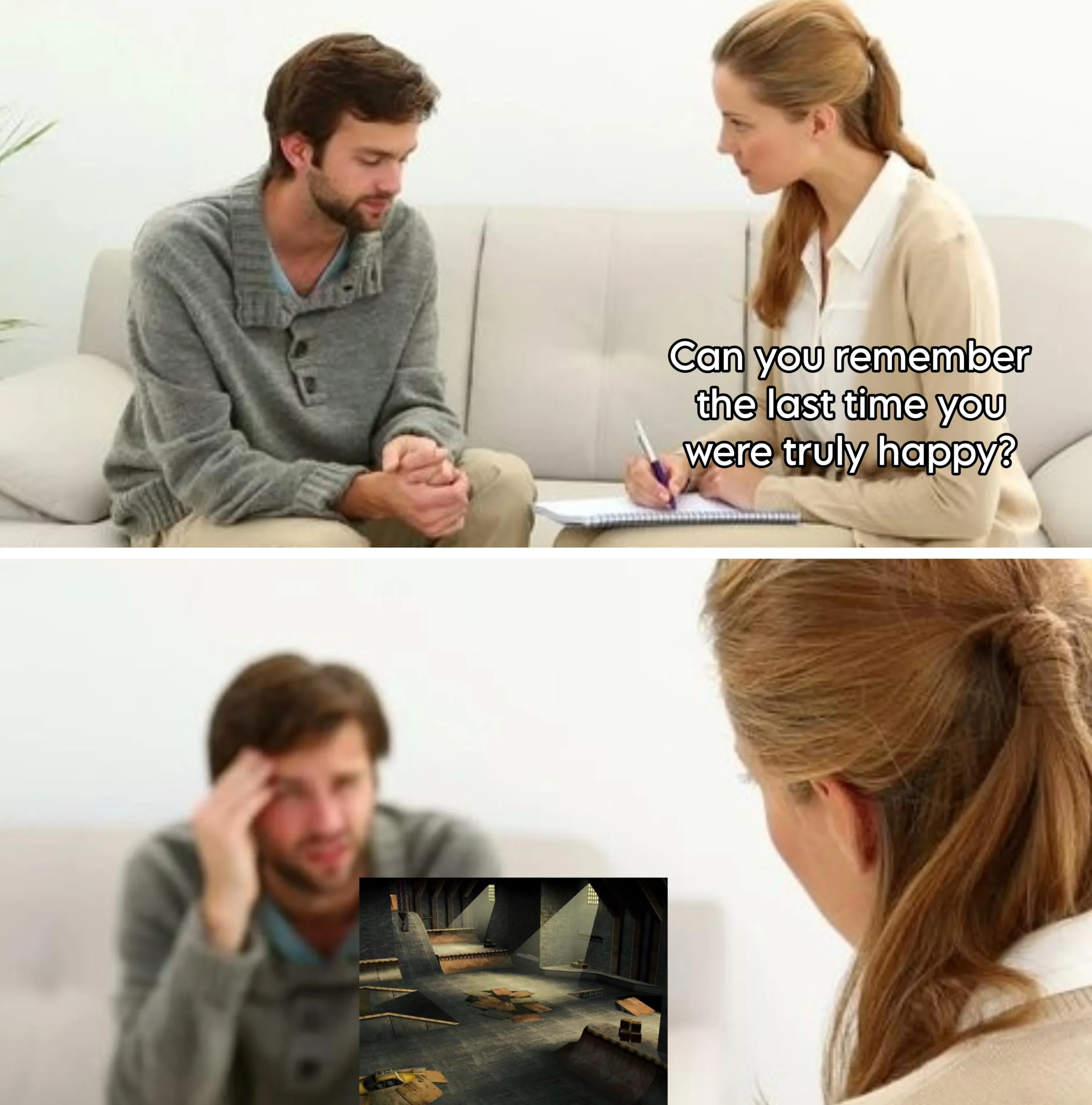 Down hill from there.