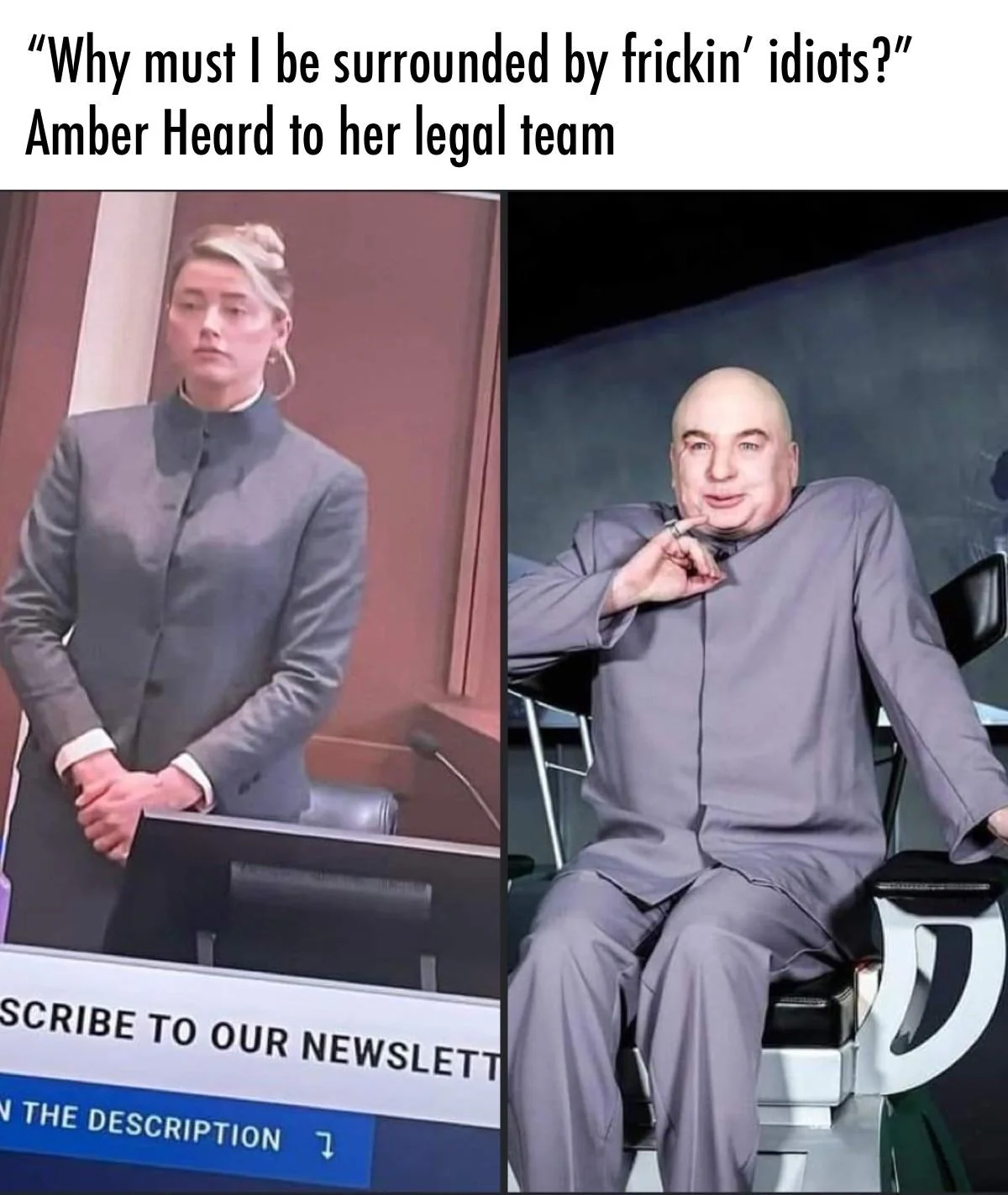 Dr evil you’ve changed.