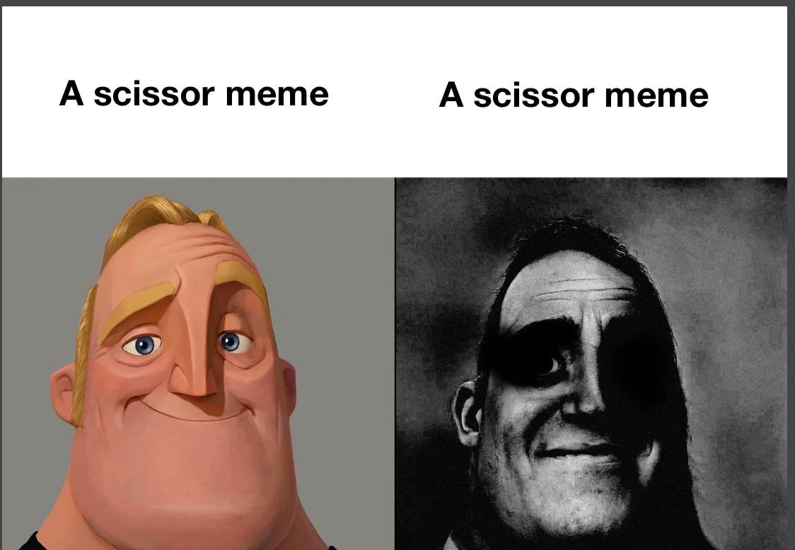 Edward scissorhands got darker.