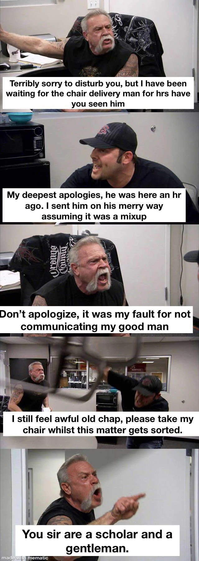 “English chapper”