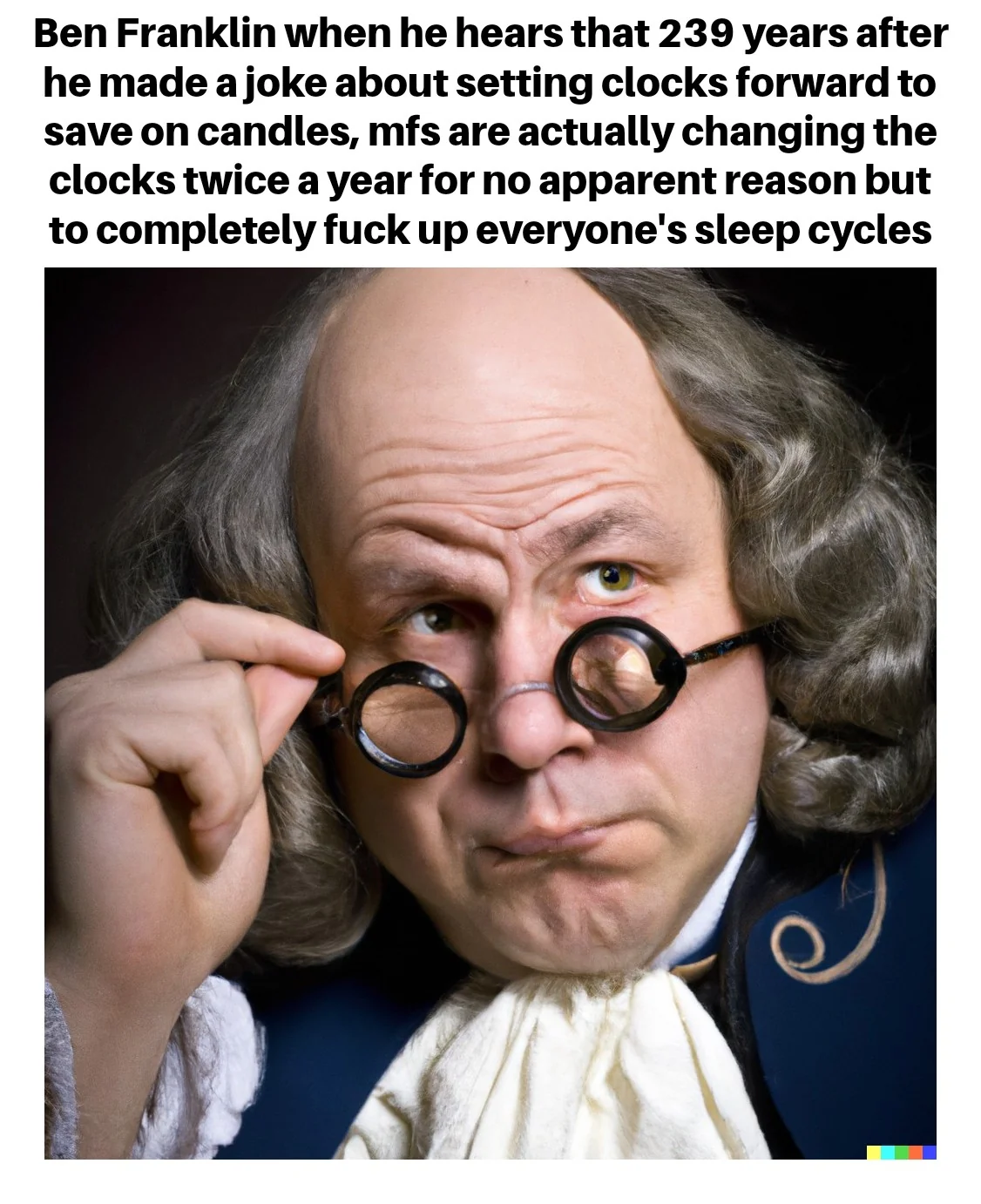 Everyone ready for frickin Daylight Savings Time or what? (OC)