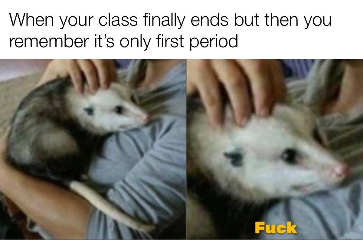 Finally it’s time to go home... in 7 hours