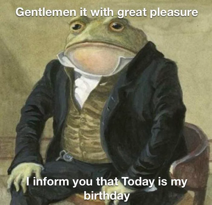 First frog meme