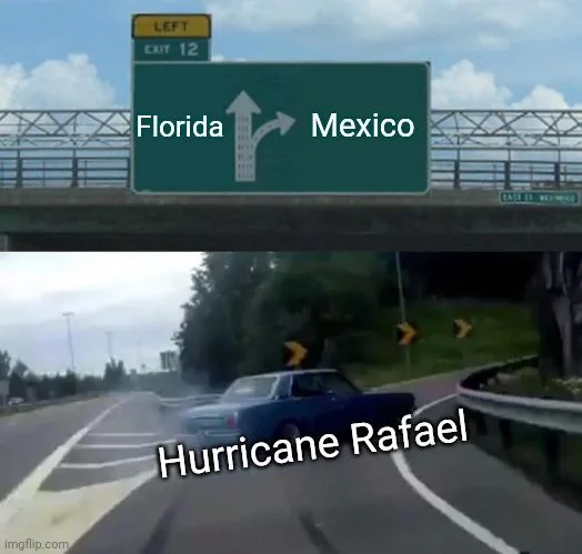 For once it's not hitting Florida