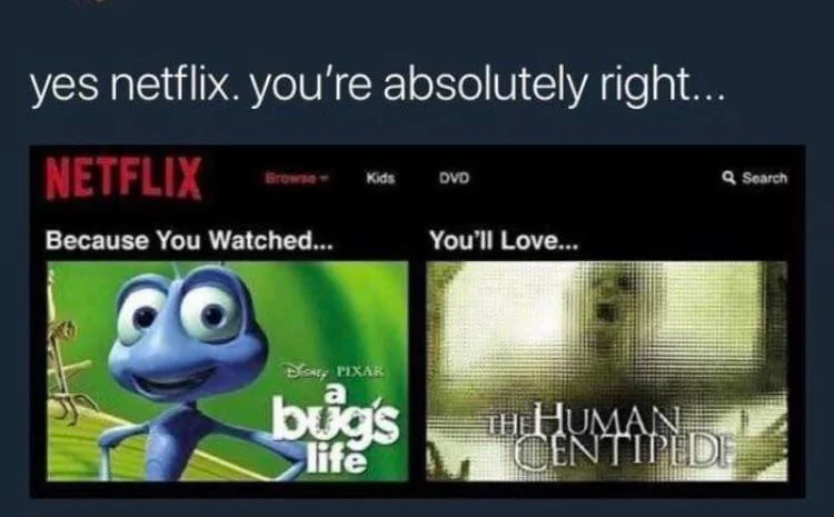 From bugs to Human centipede..