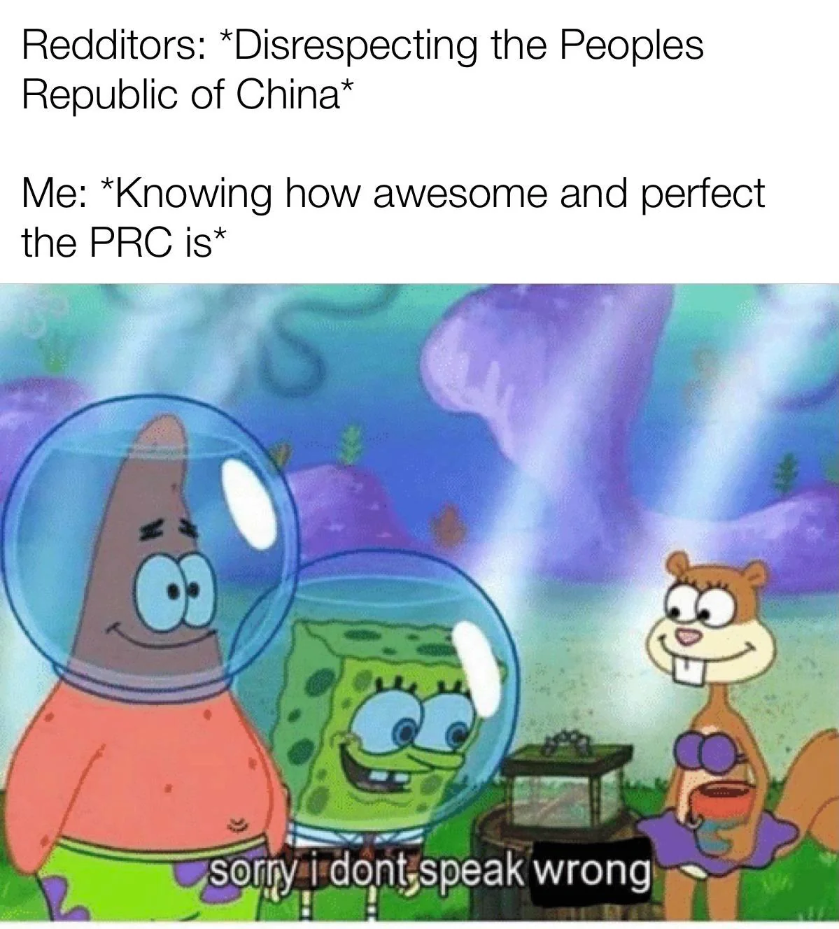 Glory to the PRC, our wonderful leader Xi Jinping, and John Xina!