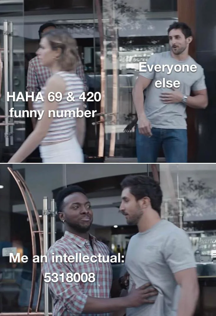 Haha funny calculator boobies number