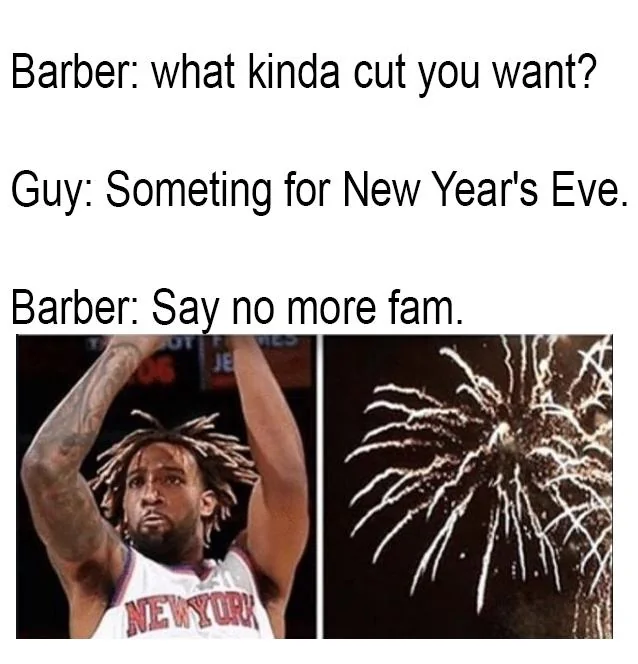 Happy New Year's Eve.