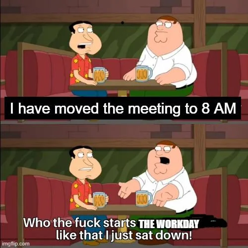 Haven't even finished my coffee