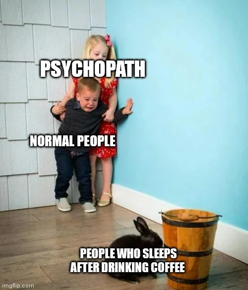 haven't got my coffee yet