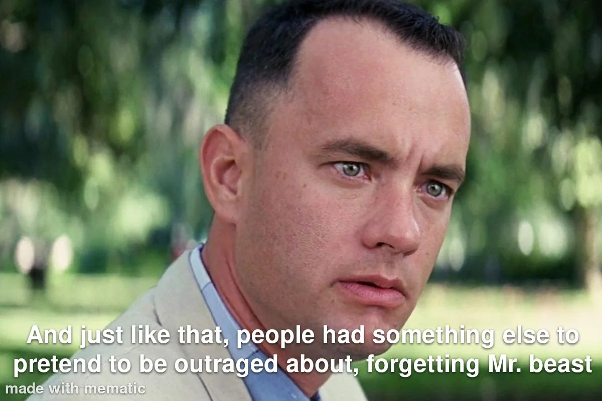 Hey babe, the new faux internet outrage just dropped