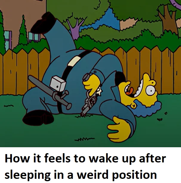 How I feel this morning after letting the cat sleep on my back